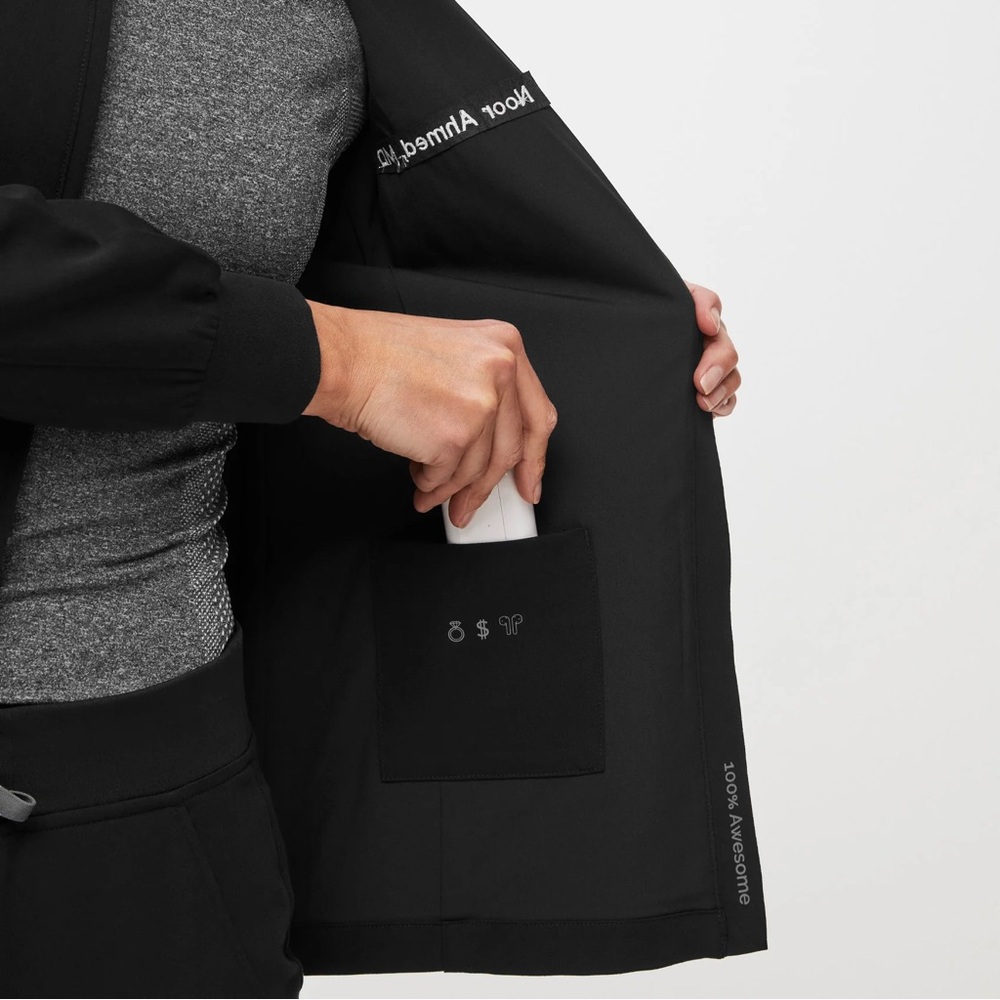 Figs Black Scrub Jacket - Picture 4 of 6